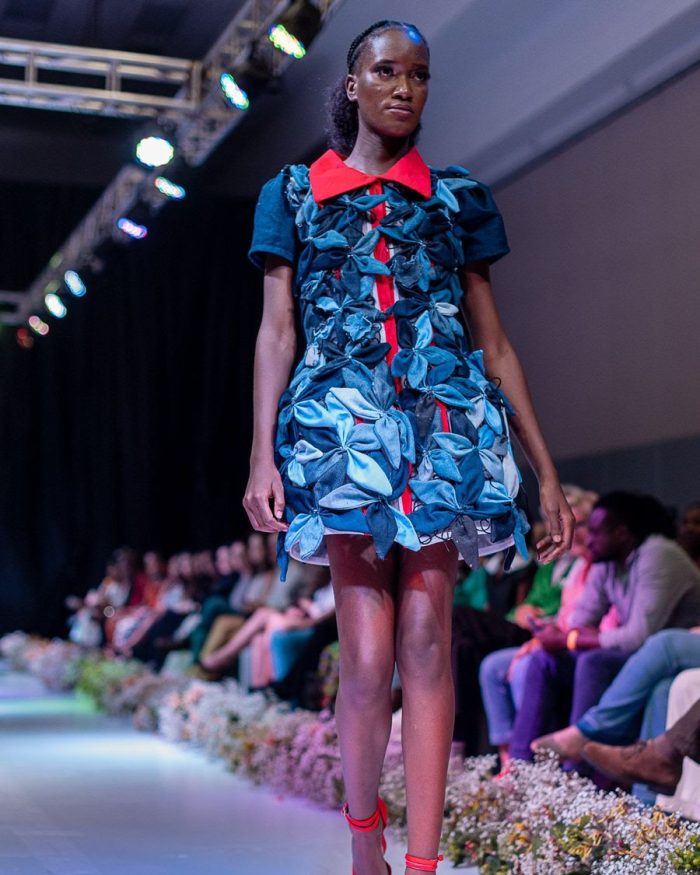 Florence, Look 7: Floral Appliqué Structured Dress